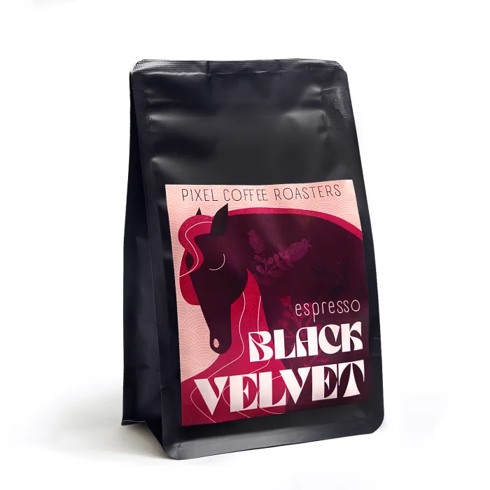 PIXEL Black Velvet kawa ziarnista waga 250 g